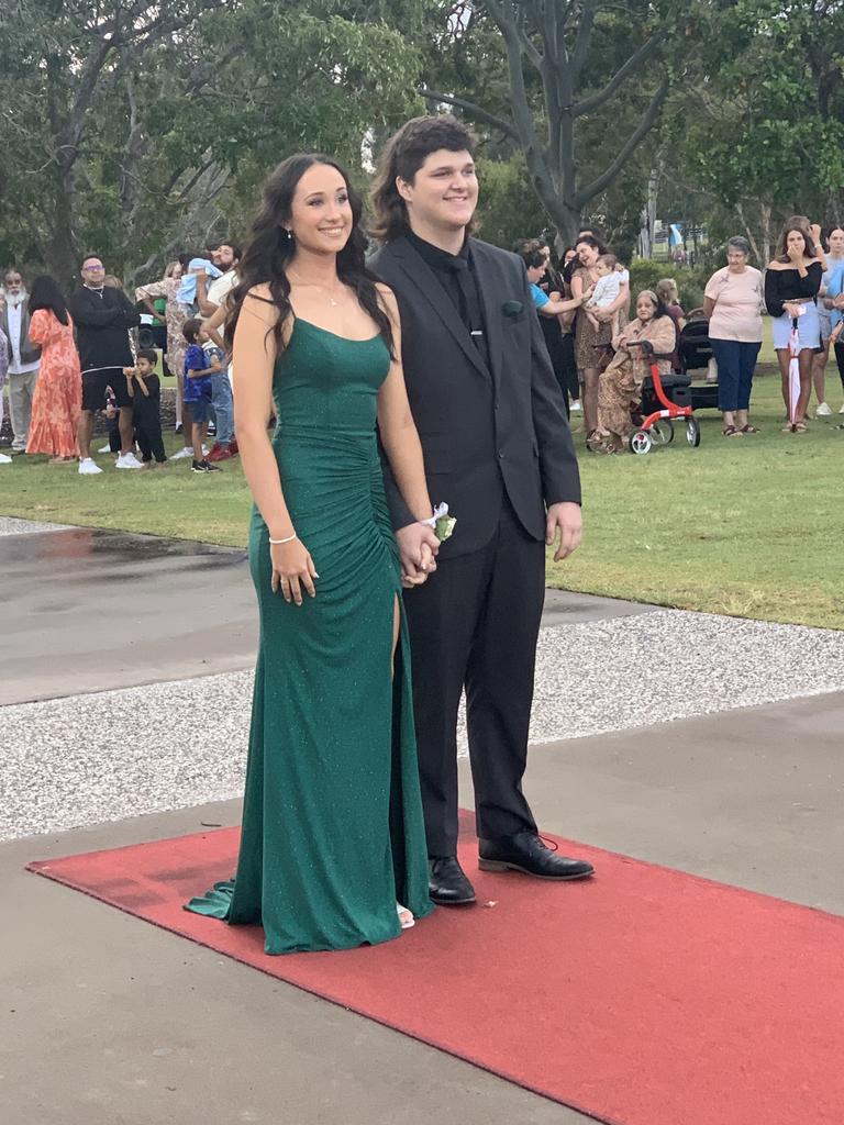 The students arrive at the St James Lutheran College formal.