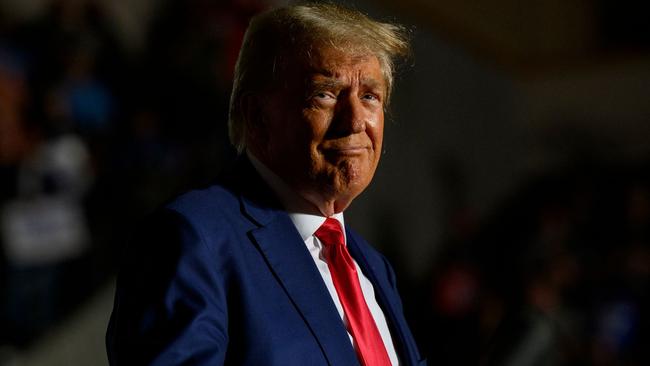 Former US President Donald Trump has reportedly avoided putting his own money into his legal defence. Picture: AFP