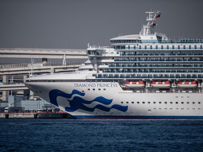 Australians in quarantine on board the Diamond Princess in Japan have been assured the coronavirus is not being spread through the ship’s airconditioning. Picture: Getty Images