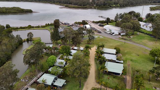 The rehab centre is at Swan Bay, on the Karuah River. Picture: Jonathan Ng