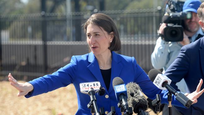 Gladys Berejiklian on Thursday. Picture: Jeremy Piper