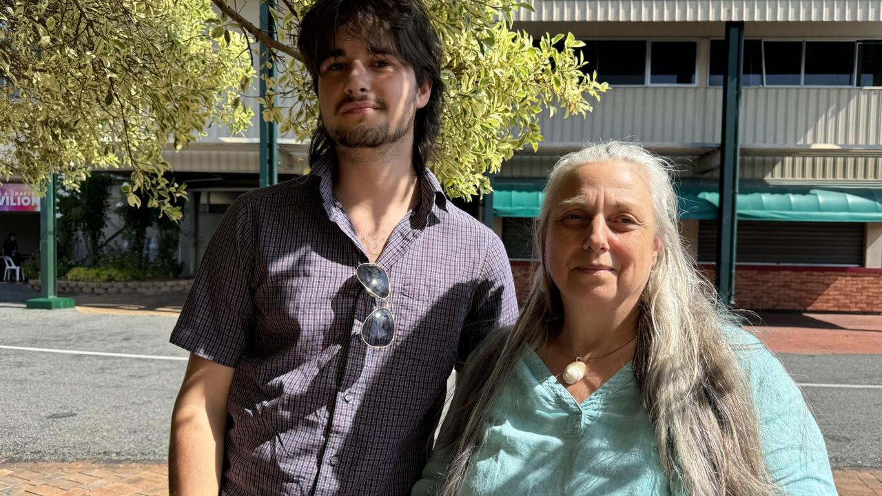 Manunda residents Noah Brown and Sally Bailey opted for early voting at the Cairns Showgrounds on Monday, October 14 ahead of the 2024 state election.