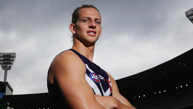 How would Nat Fyfe look in royal blue? Picture: Getty Images