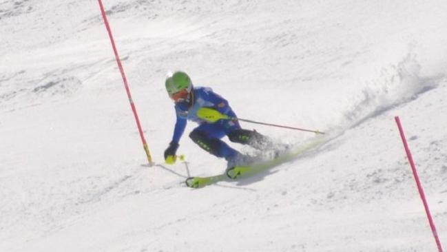 Lachlan competing at the 2018 Whistler Cup. Source: Facebook/ Team Lochie