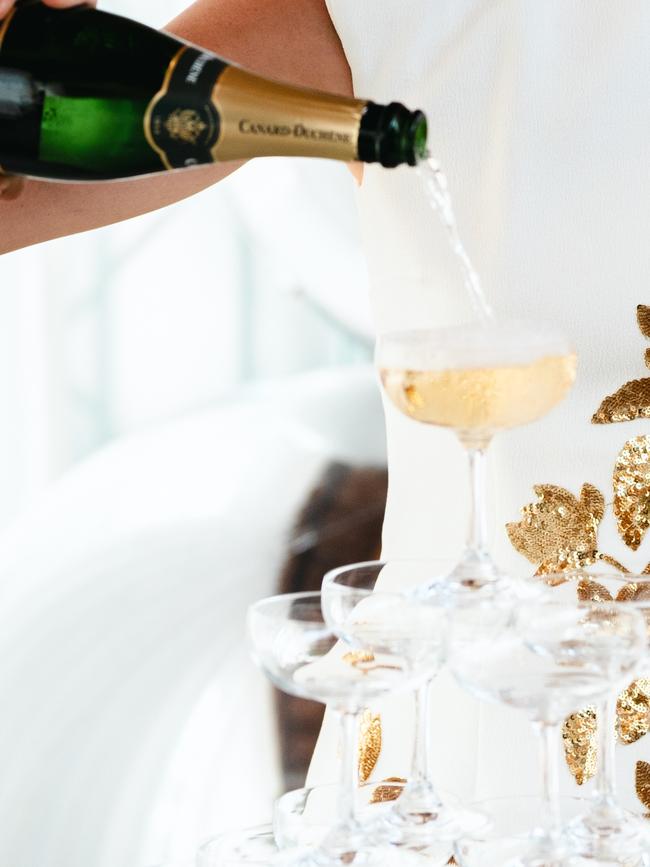 Pour slowly to help keep the bubbles for longer. Image: Supplied