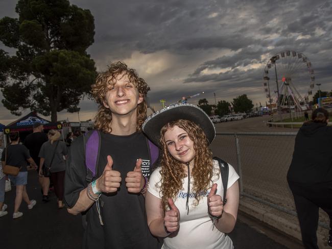 Aryan Rothwell, Gabby Smith at the Mildura Show 2024. Picture: Noel Fisher