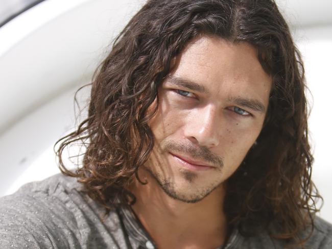 SUNDAY TELEGRAPH EXCLUSIVE - NOT FOR PUBLICATION TIL AUG 24. Actor Luke Arnold - who played Michael Hutchence recently in the TV movie about INXS - photographed in Capetown, South Africa