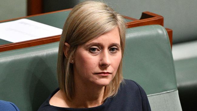 Susan Lamb in the House of Representatives at Parliament House in Canberra.