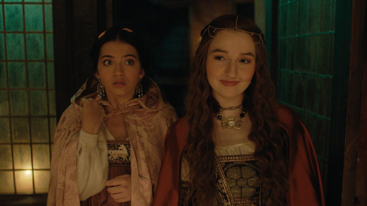 Isabela Merced as Juliet and Kaitlyn Dever as Rosaline. Picture: Disney