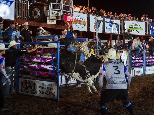 All the action at the sold-out 50th iteration of the Noonamah Tavern and Rodeo. Picture: Pema Tamang Pakhrin