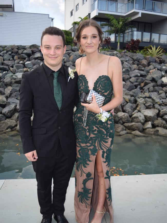 Alexander Andersen and Bella Taylor at the Proserpine State High School formal. Picture: Elyse Wurm