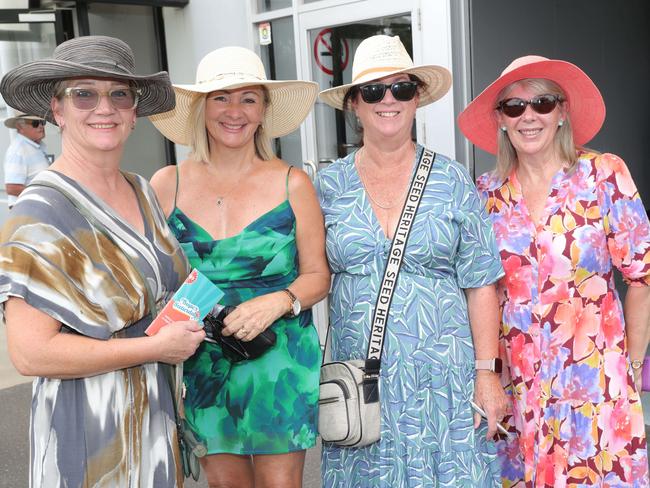 Geelong Racing Club  is hosting the 2025 Ladbrokes Coastal Classic -Kathryn Portelli , Kerry Whelan , Donna Bennetts and Bev GimsonPicture: Mark Wilson