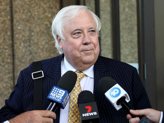 Clive Palmer said he feared for his safety. Picture: NCA NewsWire/Damian Shaw