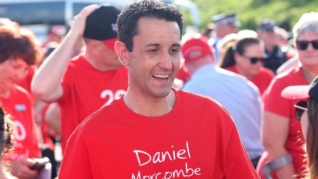 Leader of the Opposition David Crisafulli attends the Walk for Daniel, Woombye. Picture: Liam Kidston