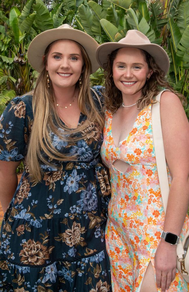 Megan Fanning (left) and Mikeely Fanning. IEquine Toowoomba Weetwood Raceday - Clifford Park Saturday September 28, 2024 Picture: Bev Lacey