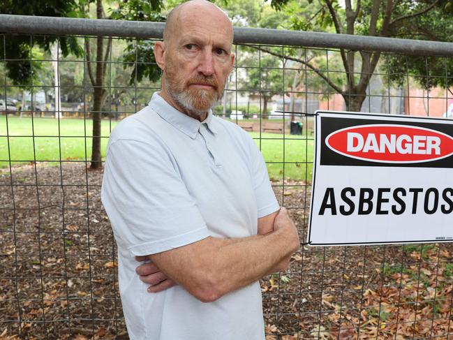 Peter Bliss was doing Tai Chi in Harmony Park on 13 February when the workers came to close off the park to the public due to asbestos contamination. Picture: Tim Hunter.