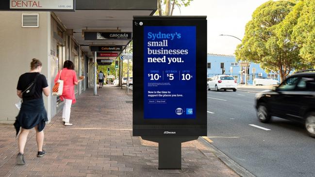 A photo of the sign planned on Miller St in Cammeray.