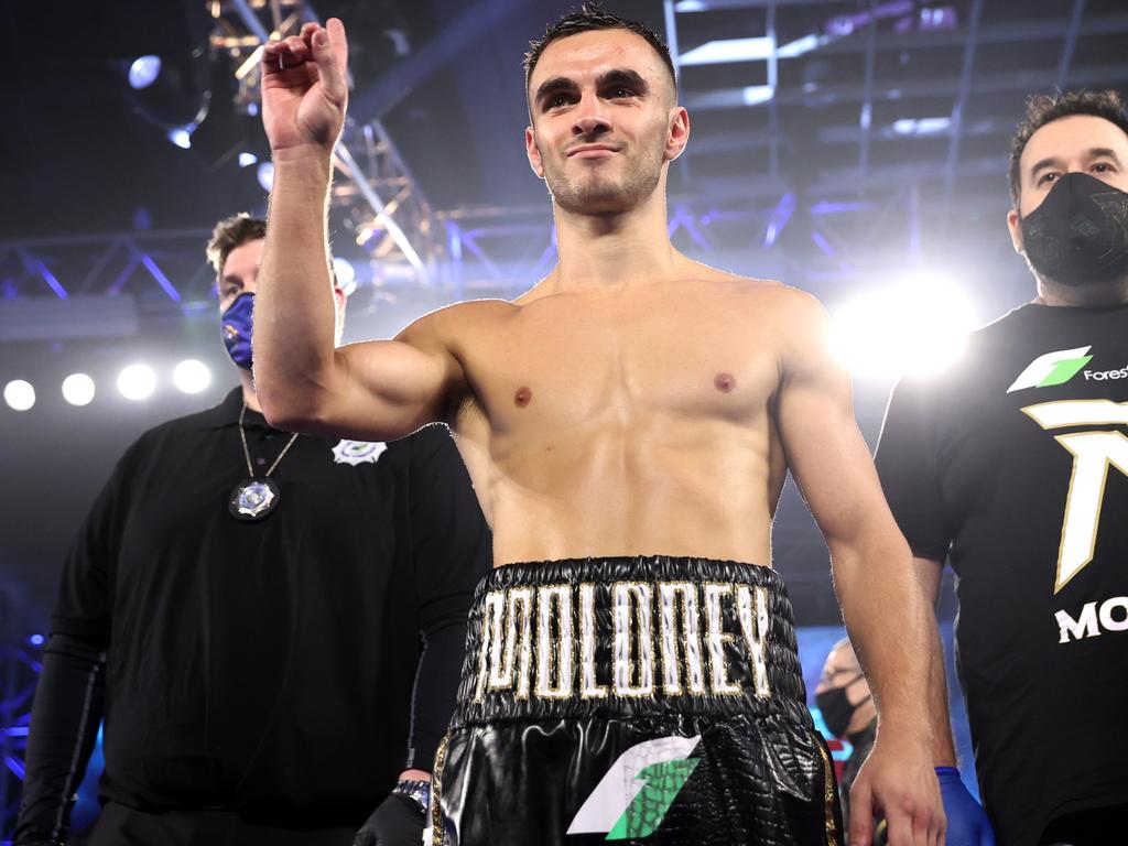 Moloney disagrees with decision after his fight with Franco in Las Vegas in 2020. Picture: Top Rank Inc via Getty Images