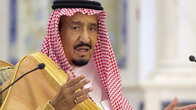 King Salman took the throne in 2015. He quickly empowered favoured son Mohammed bin Salman to shake up the kingdom. Picture: AFP