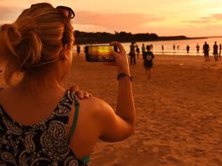 Mindil Beach was packed on Thursday night with Market goers as the final of the markets wrapped up on Thursday night.