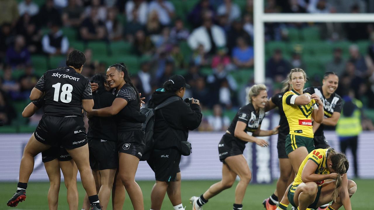 New Zealand shocked Australia in last year’s final to end their losing streak against the Jillaroos. Picture: Daniel Pockett/Getty Images