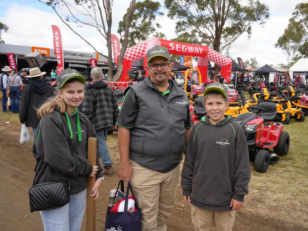 Kaitlin, Paul and Jackson at Farm Fest 2025