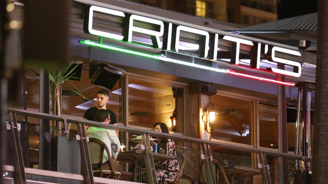 A number of Criniti’s restaurant are now set for closure. Picture: Steve Tyson