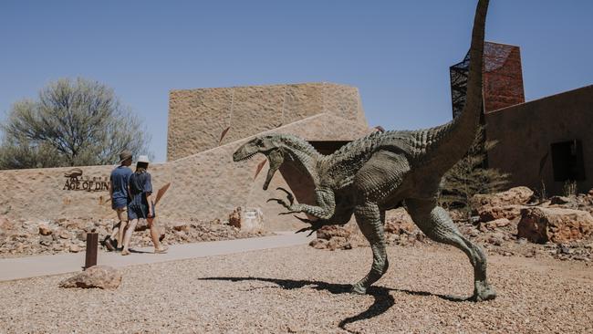 Australian Age of Dinosaurs exhibit at Winton in Central Queensland. Credit: Jack harlem