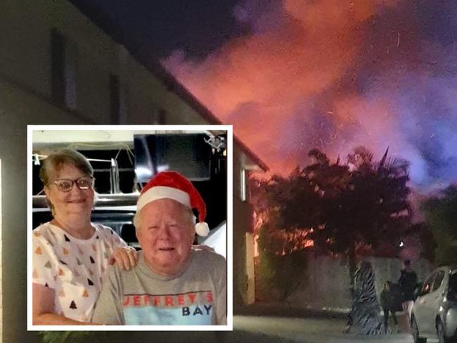 Marie and Mark lost everything when their home went up in flames just after midnight on September 7. Picture: Contributed