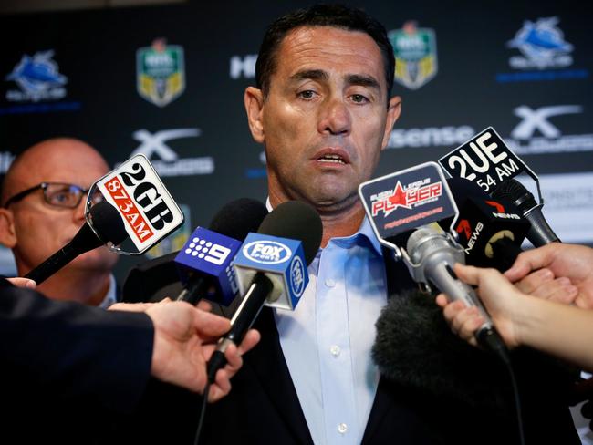 Former Cronulla Sharks coach Shane Flanagan. Picture: Jane Dempster