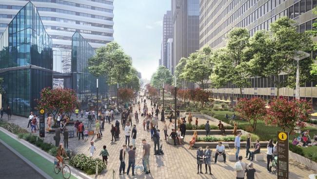 Plans have been unveiled for major upgrades of the North Sydney CBD.