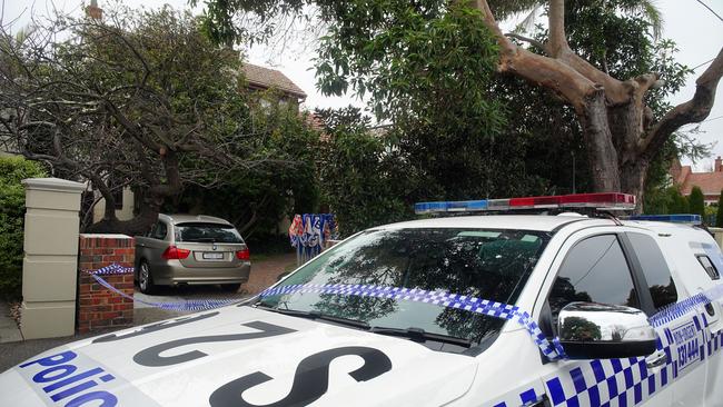 The Homicide Squad is investigating the death of an unidentified man who died at a property in Brighton on Friday night. Picture: NewsWire / Luis Enrique Ascui