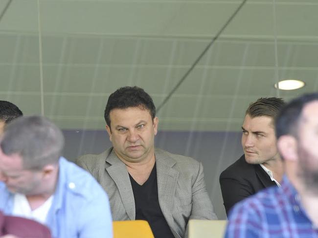 Eddie Hayson and Kieran Foran pictured together at Gosford racecourse. Pic: Steve Hart