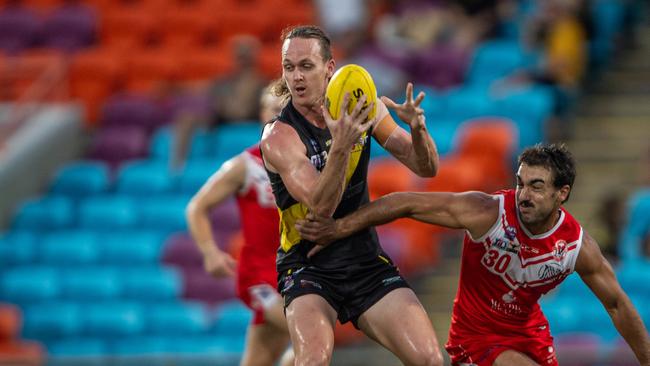 Nightcliff captain Ryan Nyhuis had led his side brilliantly in the 2023-24 NTFL season. Picture: Pema Tamang Pakhrin