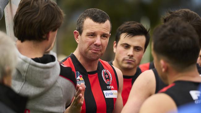 Rostrevor Old Collegians forward Nic Murphy will need to maintain his strong form to keep his club in the top flight this year. Picture: Matt Loxton