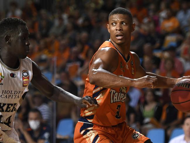 Melbourne United will be wary of star Cairns guard Scott Machado in their two clashes against the Taipans this weekend. Picture: Albert Perez/Getty Images