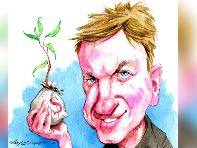 Sturt Krygsman illustration of Peter Bendall for the Business pages on 11/11/2023Version: Business Cartoon  (1280x720 - Aspect ratio preserved, Canvas added)COPYRIGHT: The Australian's artists each have different copyright agreements in place regarding re-use of their work in other publications.Please seek advice from the artists themselves or the Managing Editor of The Australian regarding re-use.