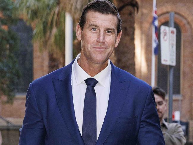 SYDNEY, AUSTRALIA - NewsWire Photos JULY 27, 2022: Decorated Soldier, Ben Roberts-Smith leaves the Federal Court in Sydney today as his defamation case against Channel Nine wraps up. Picture: NCA NewsWire / David Swift