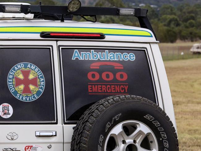 Queensland Ambulance Service generic ambulance. Picture: Dominic Elsome