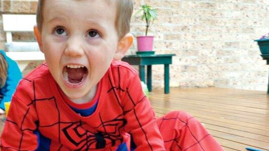 The last known photo of William in his Spider-Man outfit.