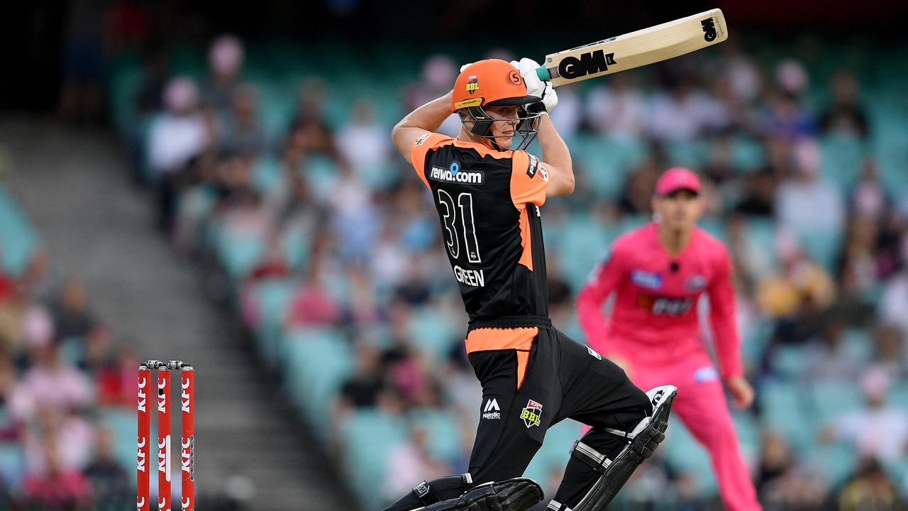 Cameron Green in action for the Scorchers Picture: AAP/Dan Himbrechts