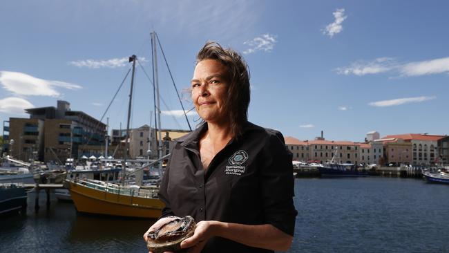 Marnie Ritz employment service officer Wave to Plate program. The Land and Sea Aboriginal Corporation Tasmania is seeking to leverage its world-leading model for not for profit fisheries to provide job opportunities for 60 Aboriginal trainees. Picture: Nikki Davis-Jones