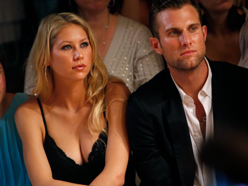 Anna Kournikova in the front row at Red Carter 2009 collection fashion show during Mercedes-Benz Fashion Week. Picture: Michael Buckner/Getty Images for IMG