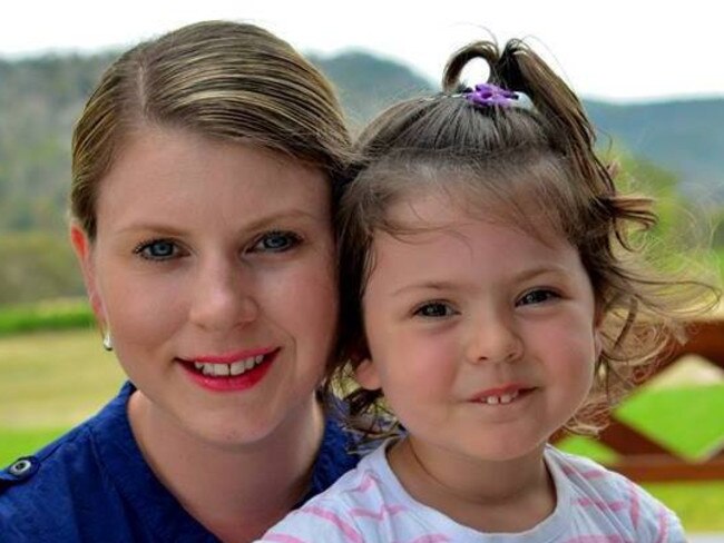 Andrea and her daughter Ashley, 4.