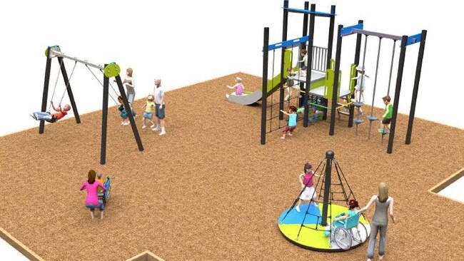 Option 2 for the new Uranquinty rest stop playground.