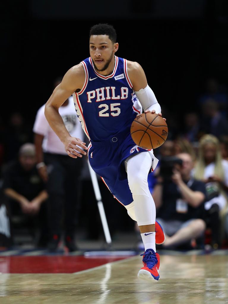 Ben Simmons was named the NBA’s rookie of the year in his first season. (Photo by Al Bello/Getty Images)