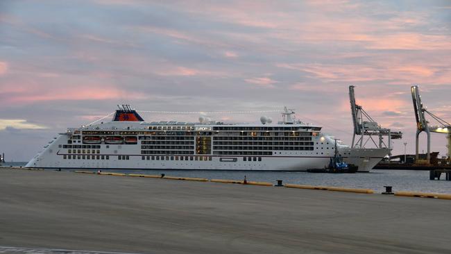 Arriving on Monday, Europa 2 is the first cruise ship to visit Townsville in 2025, bringing in more than 300 passengers to explore the city during a day-long stay. Picture: Port of Townsville.