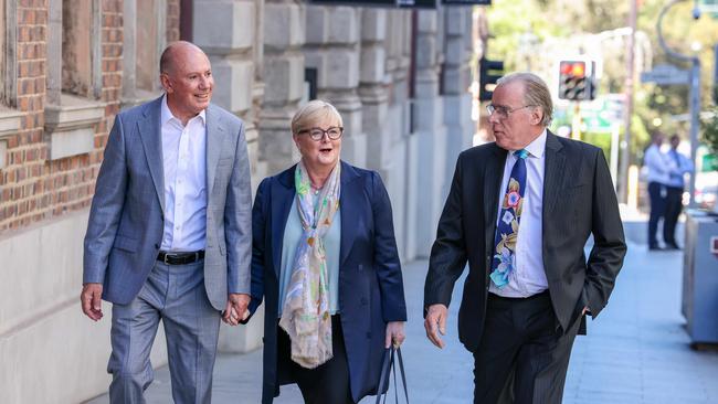 Linda Reynolds, centre. Picture: Colin Murty