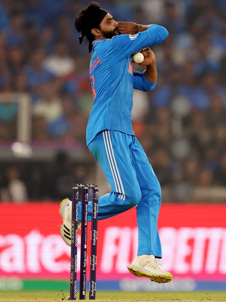 Ravi Jadeja of India in action during the final. Picture: Robert Cianflone/Getty Images
