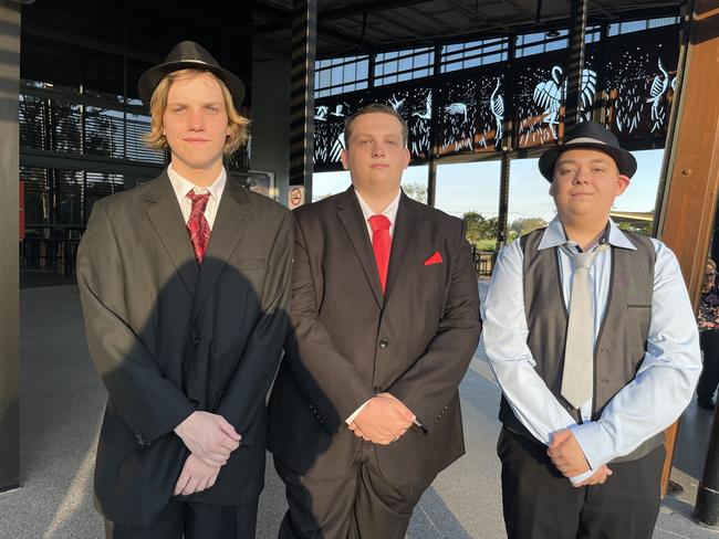 Aldridge State High School students celebrate their formal.